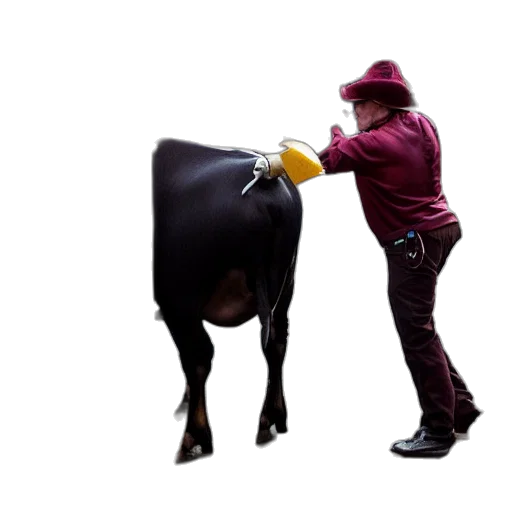 animal, hat, food, cow, steals, wine, market, stall transparent PNG cut-out