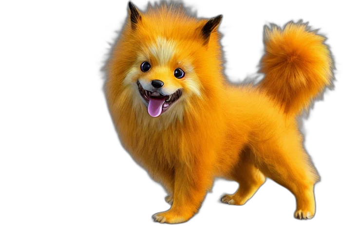 animal, creature, hair, 3d render transparent PNG cut-out