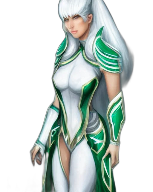 dress, mask, staff, fantasy art, concept art, 3d render, comic book art, green transparent PNG cut-out