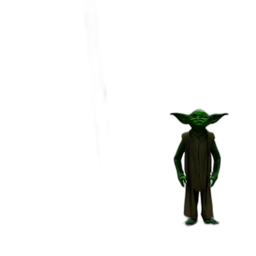 staff, creature, robot, mask, concept art, pixel art, 3d render, fantasy art transparent PNG cut-out