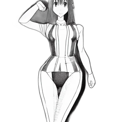 dress, robot, staff, creature, cartoon, anime, concept art, pencil sketch transparent PNG cut-out