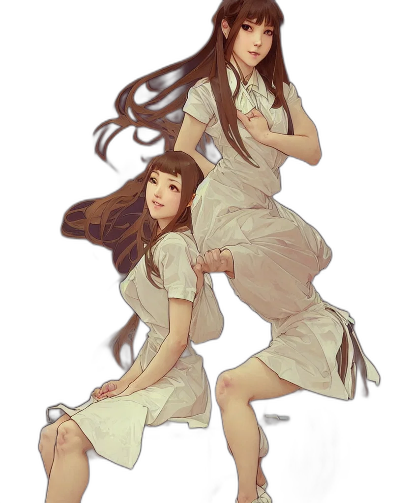 dress, concept art, fantasy art, watercolor transparent PNG cut-out