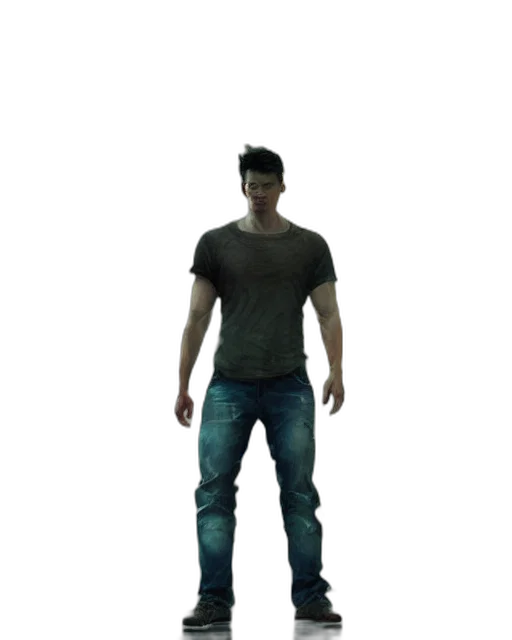 staff, creature, jacket, robot transparent PNG cut-out