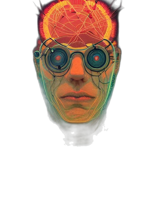 mask, face, bottle, robot transparent PNG cut-out
