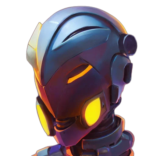 robot, mask, weapon, face transparent PNG cut-out