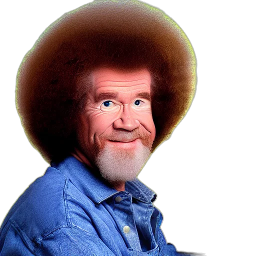 hair, hat, face, robot, photorealistic, cartoon, 3d render, bob transparent PNG cut-out