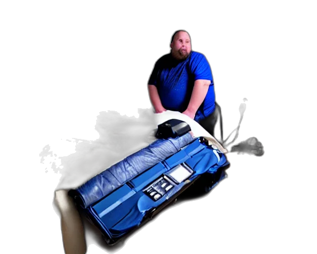 car, robot, staff, umbrella transparent PNG cut-out