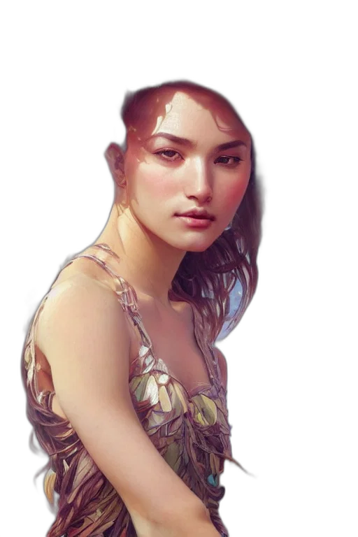 face, dress, creature, jewelry transparent PNG cut-out