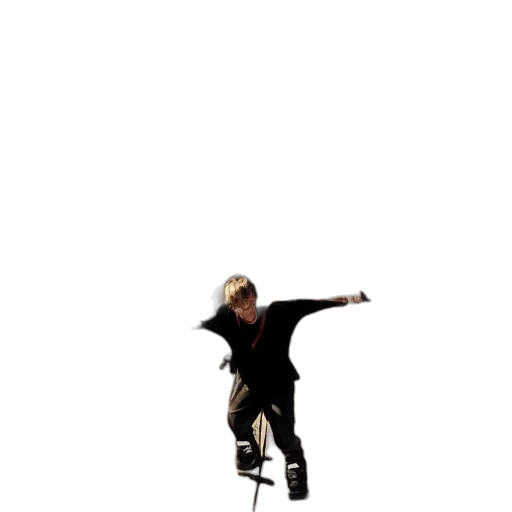 staff, jacket, shoes, creature transparent PNG cut-out