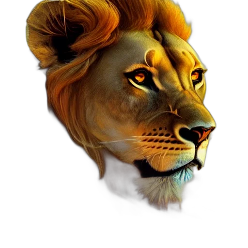 crown, animal, face, mask transparent PNG cut-out