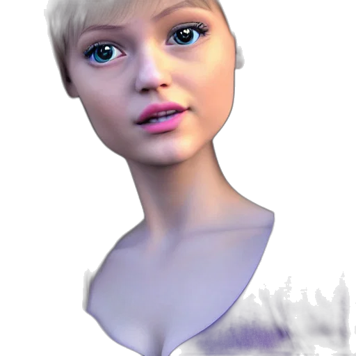 face, robot, dress, creature transparent PNG cut-out