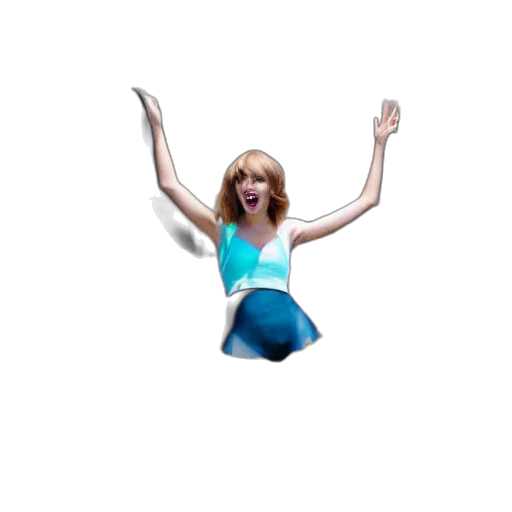 dress, hair, creature, 3d render, cartoon, concept art, pixel art, hiding transparent PNG cut-out