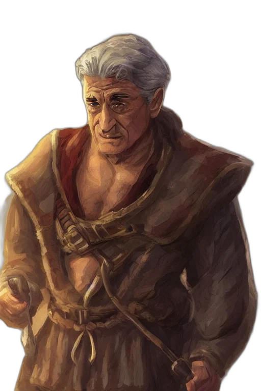 staff, face, jacket, sword transparent PNG cut-out