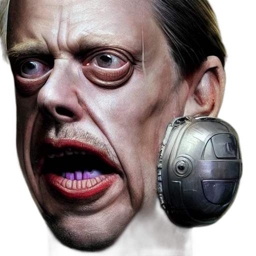 mask, face, robot, creature transparent PNG cut-out