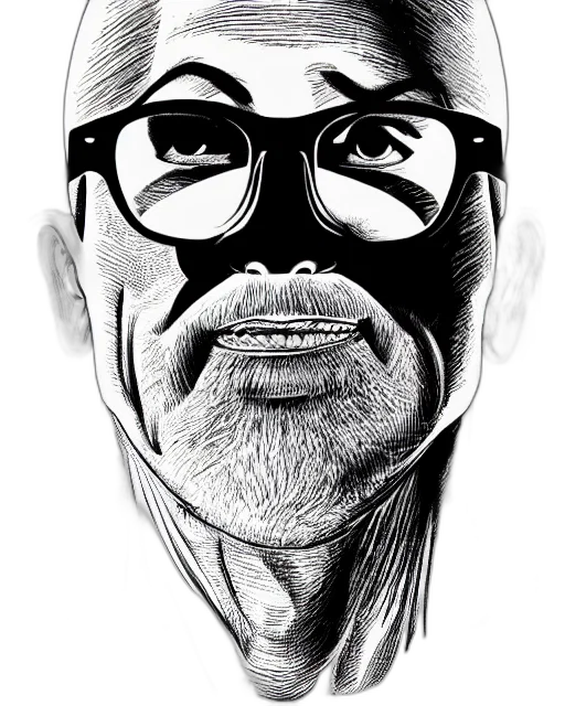 face, mask, comic book art, cartoon transparent PNG cut-out