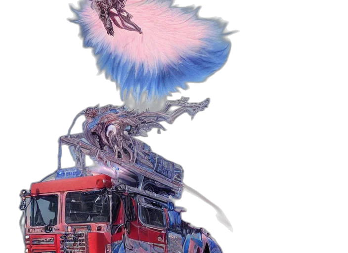robot, weapon, dragon, hair transparent PNG cut-out