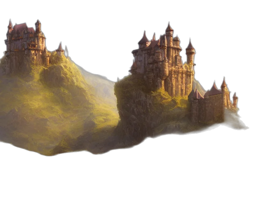 crown, concept art, fantasy art, 3d render transparent PNG cut-out