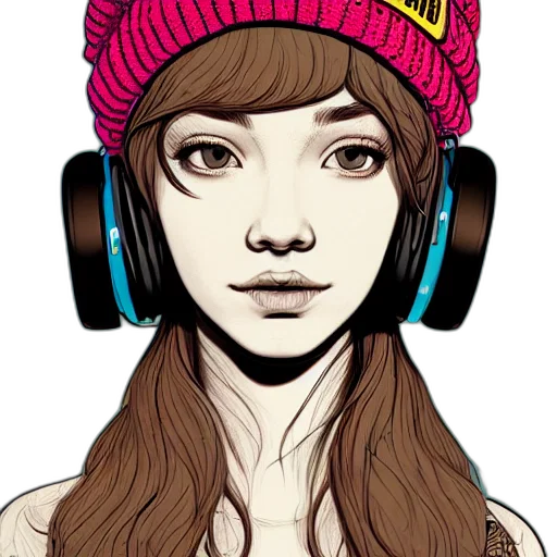 face, hat, mask, jewelry, cartoon, comic book art, photorealistic, concept art transparent PNG cut-out