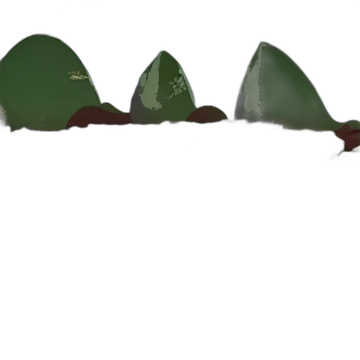 hat, crown, umbrella, mask, 3d render, concept art, photorealistic, forest transparent PNG cut-out