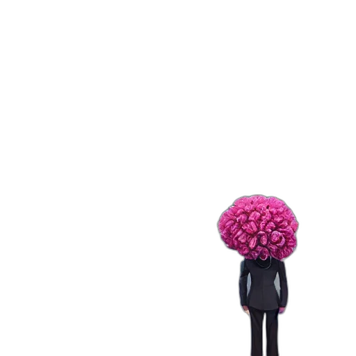 staff, umbrella, flower, hat, 3d render, concept art, cartoon, forest transparent PNG cut-out