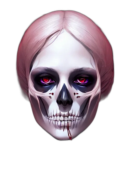 face, mask, jewelry, photorealistic, concept art, fantasy art, 3d render, red transparent PNG cut-out