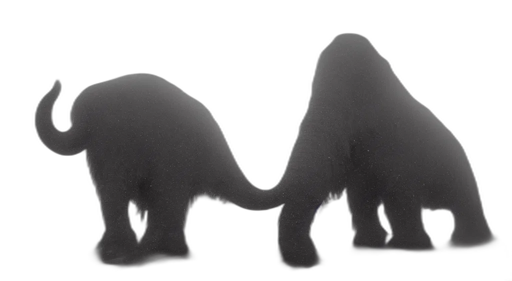 animal, creature, hair, 3d render transparent PNG cut-out