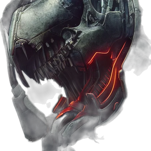 mask, face, robot, creature transparent PNG cut-out