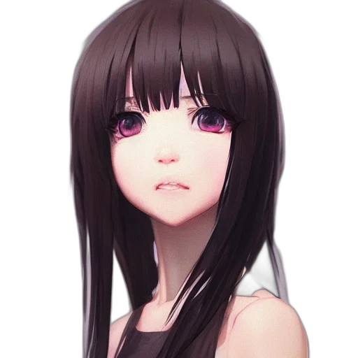face, hair, mask, creature transparent PNG cut-out