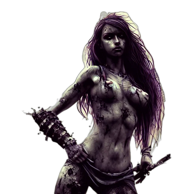weapon, sword, fantasy art, comic book art, concept art, cyberpunk, dark, green transparent PNG cut-out