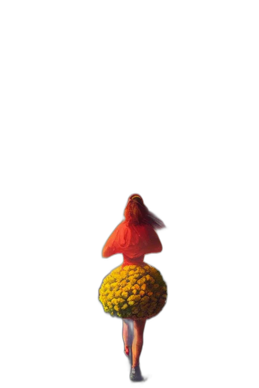 hat, flower, food, umbrella, 3d render, photorealistic, concept art, oil painting transparent PNG cut-out