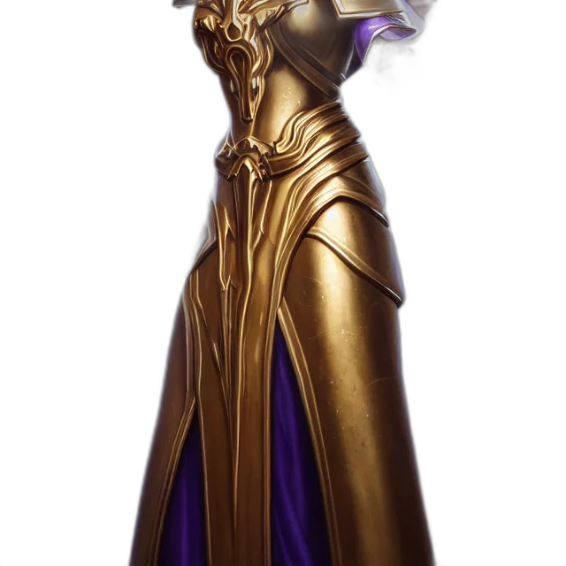 dress, crown, staff, jewelry, concept art, fantasy art, 3d render, comic book art transparent PNG cut-out