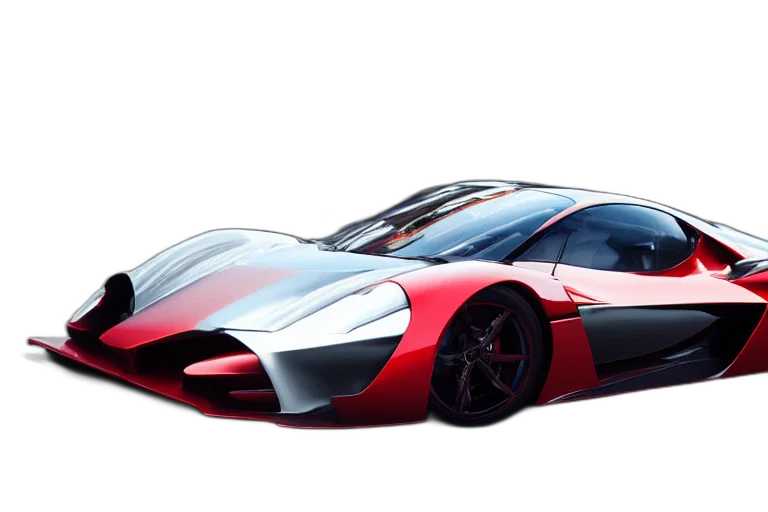 car, weapon, 3d render, photorealistic transparent PNG cut-out