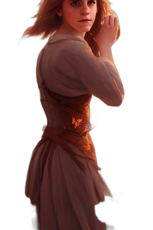 dress, staff, mask, face, concept art, fantasy art, photorealistic, watercolor transparent PNG cut-out