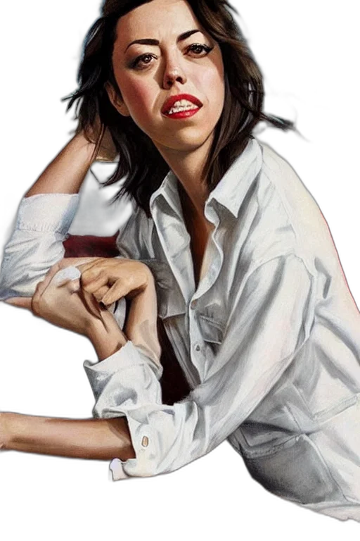 face, jewelry, jacket, hair transparent PNG cut-out