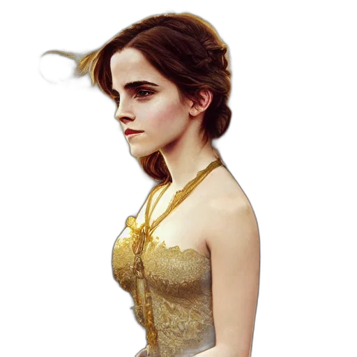 dress, crown, jewelry, face transparent PNG cut-out