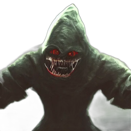 creature, mask, staff, face transparent PNG cut-out