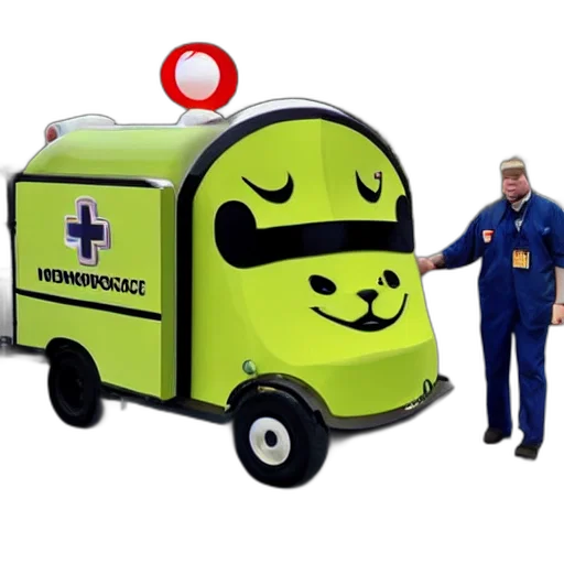 staff, robot, car, weapon, concept art, 3d render, cartoon, anthropomorphic transparent PNG cut-out
