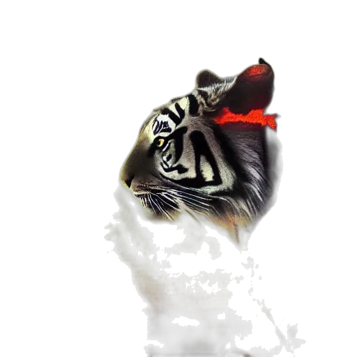 animal, creature, mask, dragon, photorealistic, fantasy art, concept art, oil painting transparent PNG cut-out