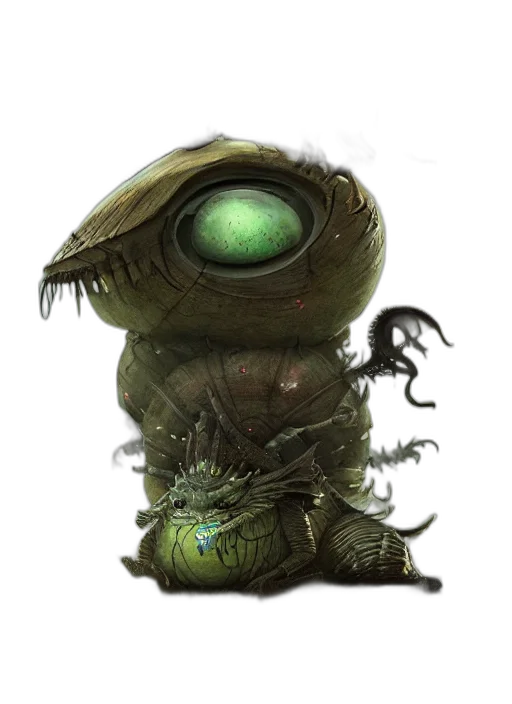 creature, robot, mask, face, concept art, fantasy art, pixel art, comic book art transparent PNG cut-out