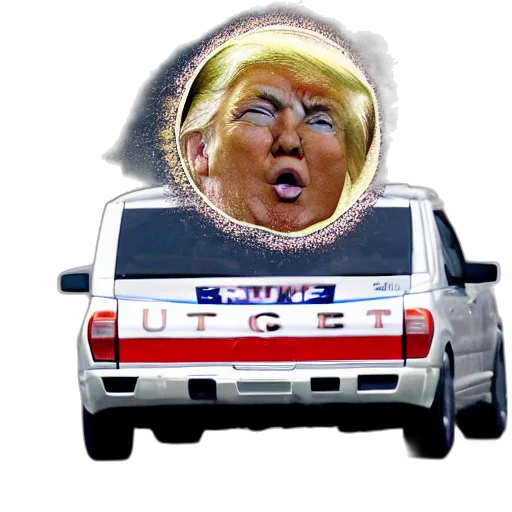 car, weapon, donald, trump transparent PNG cut-out