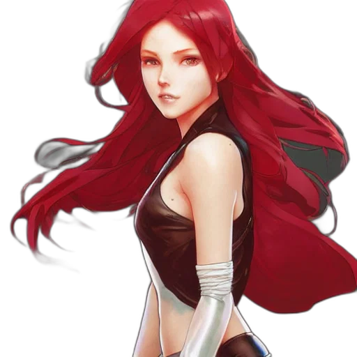 fantasy art, concept art, pixel art, comic book art, red, dark, monochrome, cool transparent PNG cut-out