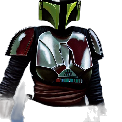 robot, jacket, concept art, 3d render transparent PNG cut-out