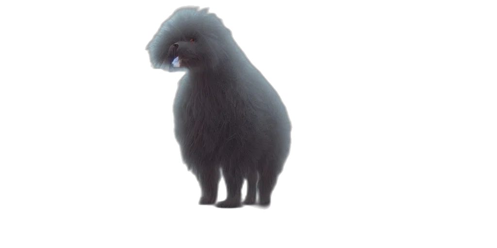 animal, creature, hair, staff transparent PNG cut-out