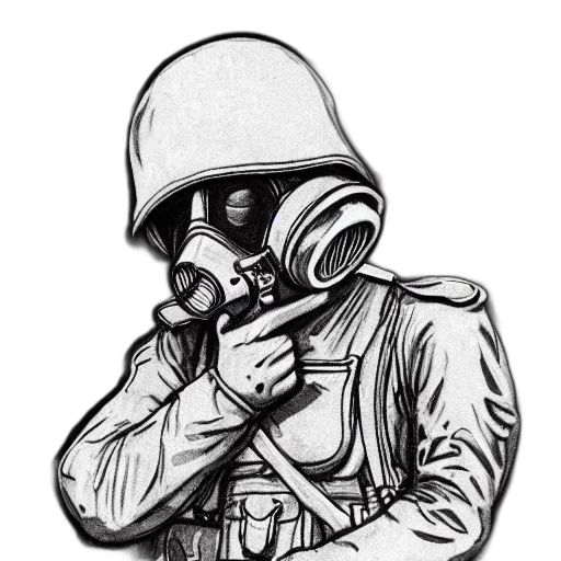 mask, jacket, face, pencil sketch, comic book art, concept art, cartoon, beautiful transparent PNG cut-out