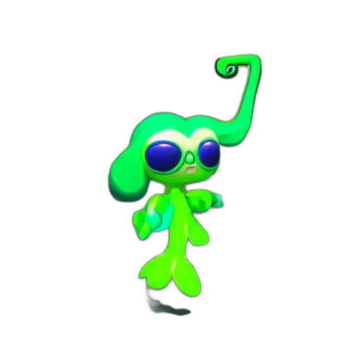 creature, staff, animal, robot, 3d render, concept art, pixel art, cartoon transparent PNG cut-out