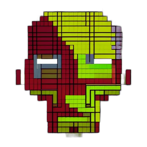 robot, face, mask, creature transparent PNG cut-out