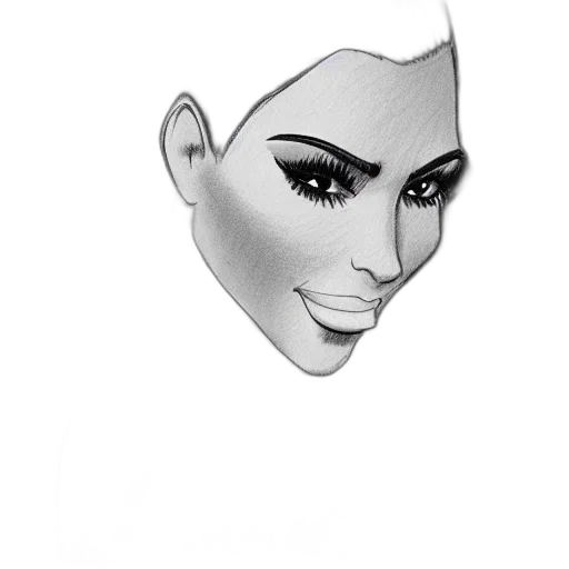 face, mask, crown, hair transparent PNG cut-out