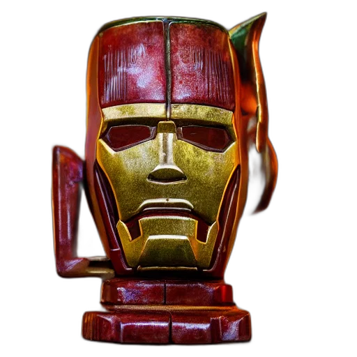 robot, mask, face, staff transparent PNG cut-out