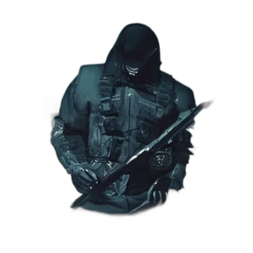 jacket, weapon, mask, sword transparent PNG cut-out