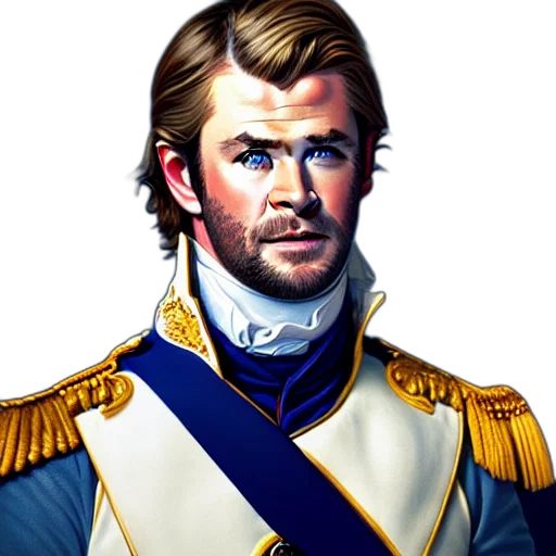 face, staff, crown, jacket transparent PNG cut-out